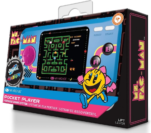 Pocket Player Ms Pac Man My Arcade handheld console